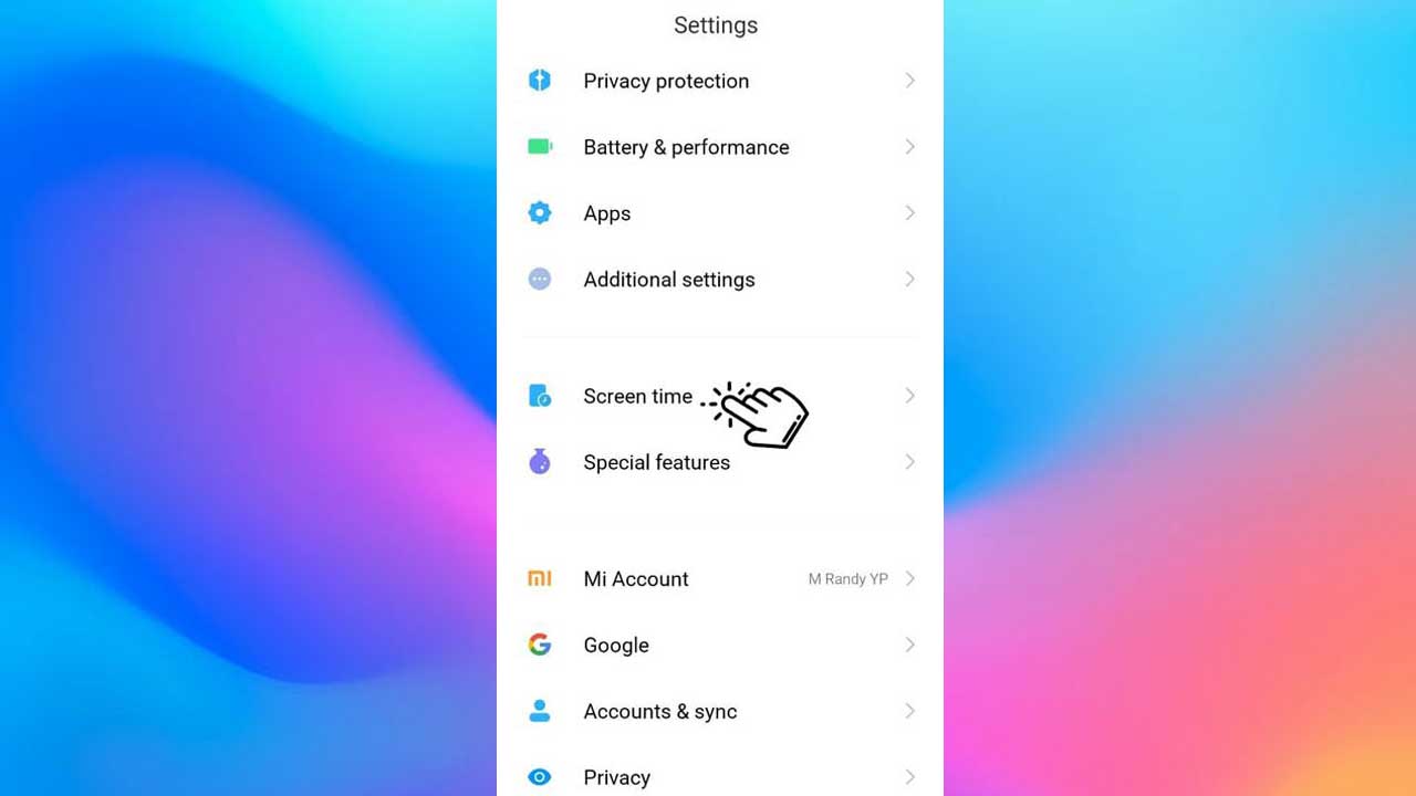 Cara Melihat Screen Time Xiaomi