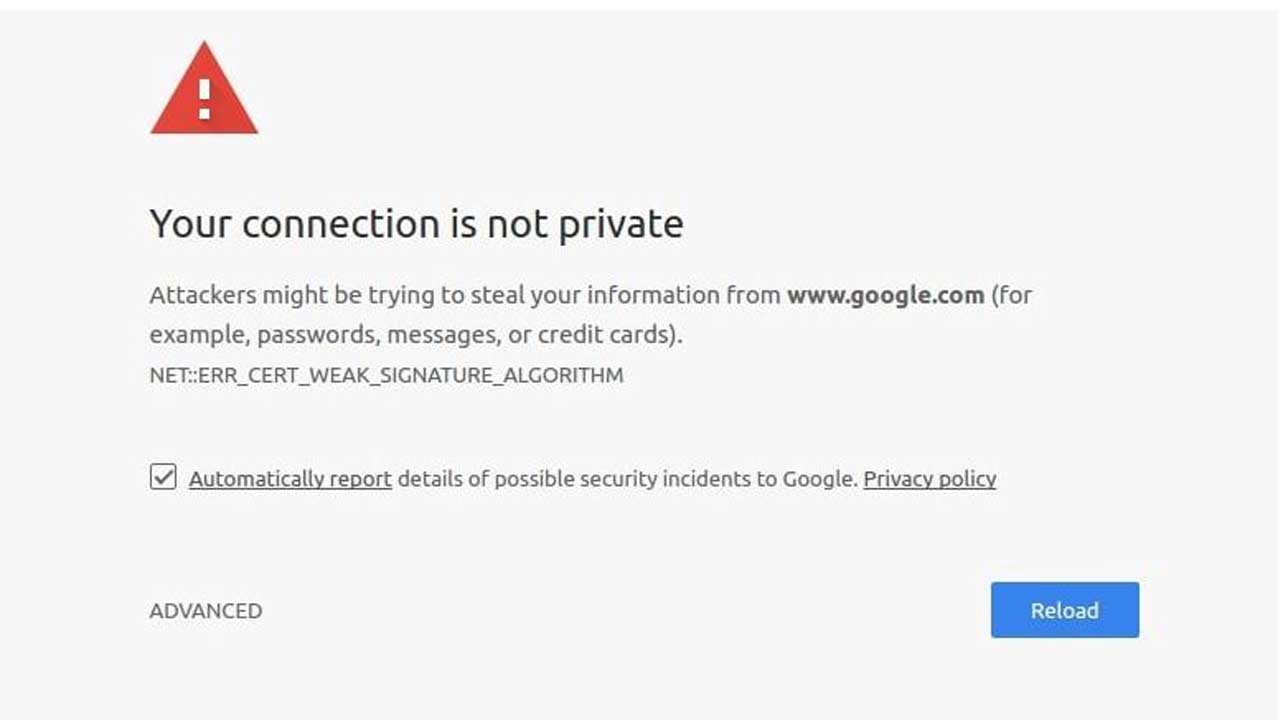 Cara Mengatasi Your Connection Is Not Private Di Windows